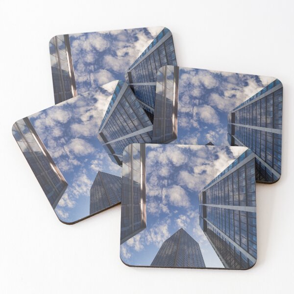 Item preview, Looking up at office towers Frankfurt skyline  designed and sold by Chris-Thodd.