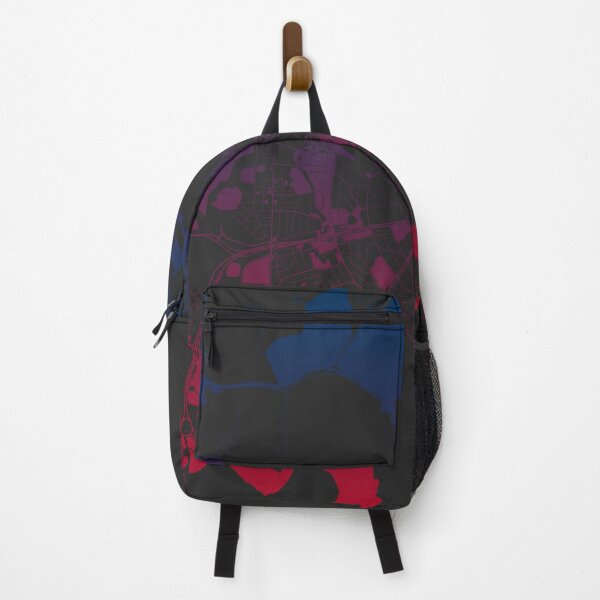 Item preview, Canberra Map Art Pink Blue Australia designed and sold by EpicMaps.