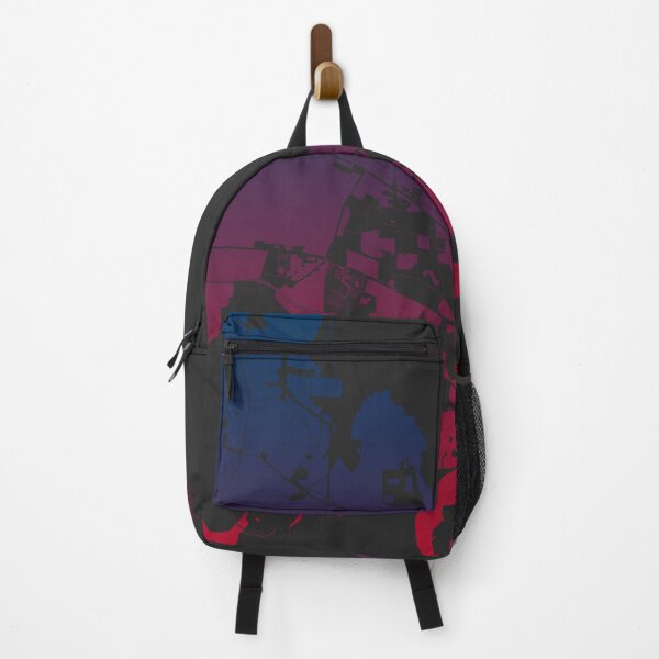 Item preview, Darwin Map Art Pink Blue Australia designed and sold by EpicMaps.