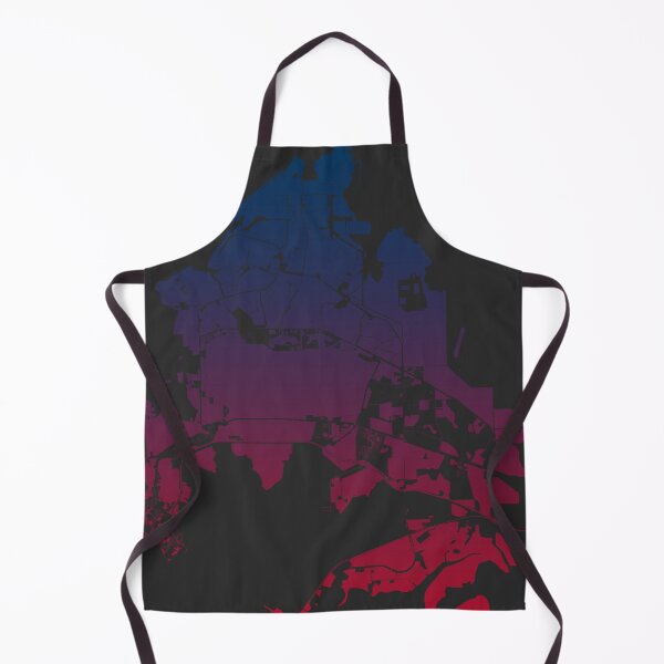 Artikelvorschau, Darwin Map Art Pink Blue Australia entworfen und verkauft von EpicMaps.