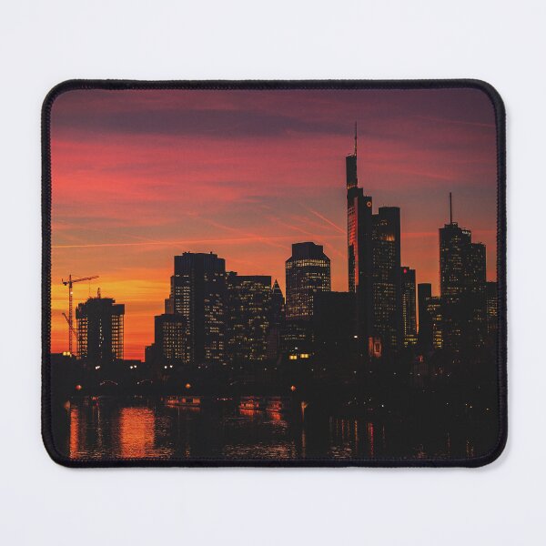 Item preview, Frankfurt am Main skyline at sunset	 designed and sold by Chris-Thodd.