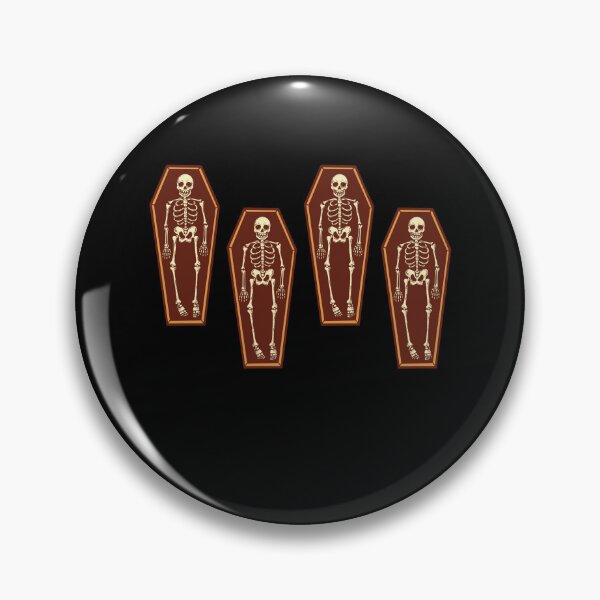 Item preview, Skeleton In Coffin Coffins Halloween designed and sold by MooonTees.