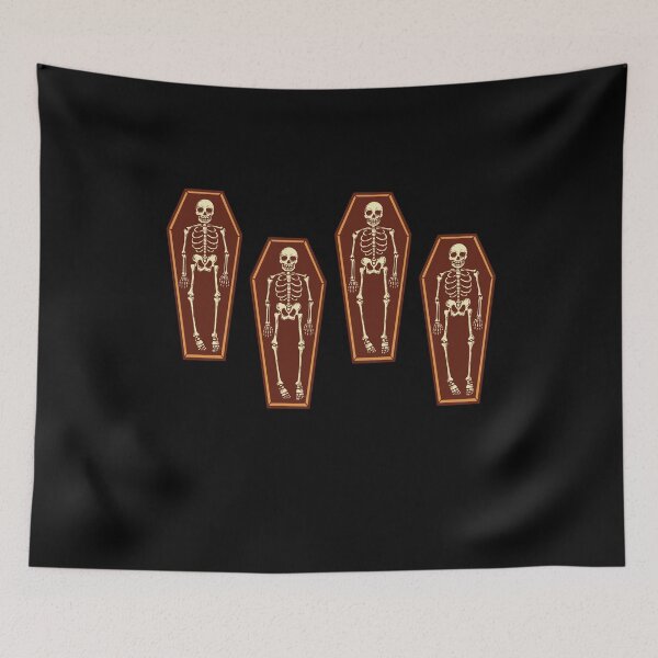Item preview, Skeleton In Coffin Coffins Halloween designed and sold by MooonTees.
