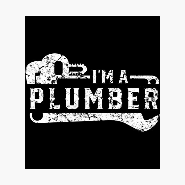 Item preview, I'm A Plumber V-Neck T-Shirt designed and sold by amberk1cira.