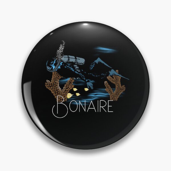 Item preview, Bonaire souvenir coral marine fish scuba diving  designed and sold by TipTopTapo.