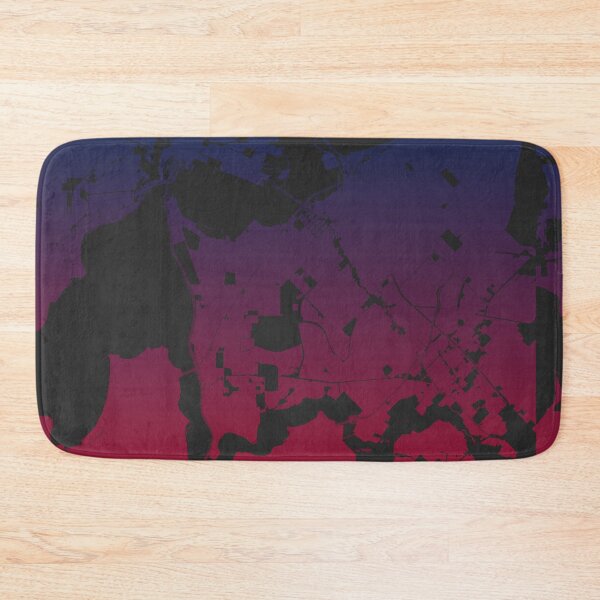 Item preview, Perth Map Art Pink Blue Australia designed and sold by EpicMaps.