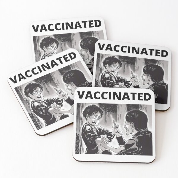Artikelvorschau, Vaccinated Attack on Titan entworfen und verkauft von Forest Groove.