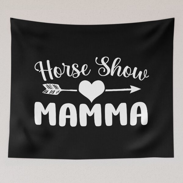 Artikelvorschau, Horse Show Mamma Equestrian Riding Mom Cool Mothers Day entworfen und verkauft von haselshirt.
