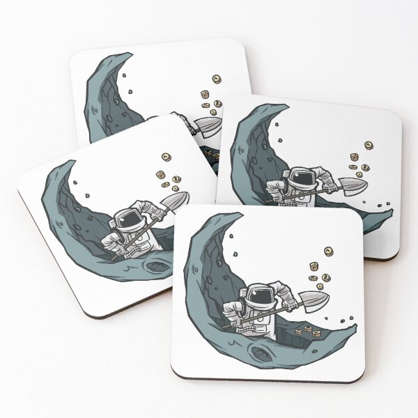Item preview, fun design Crypto astronaut designed and sold by 1White-Rabbit.