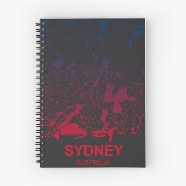 Item preview, Sydney Map Art Pink Blue Australia designed and sold by EpicMaps.