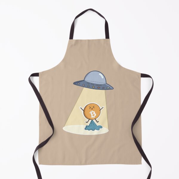 Item preview, Crypto Cute Kawaii Bitcoin - Alien abduction To the moon designed and sold by Crypmetal.