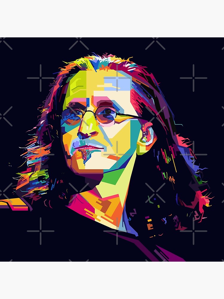 Disover Geddy Lee Style WPAP Premium Matte Vertical Poster