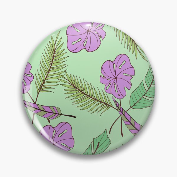 Artikelvorschau, Pink and Mint Palm Monstera Tropical Leaves Pattern entworfen und verkauft von GraphicsClub.