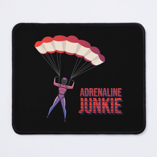 Item preview, Adrenaline Junkie Flight Parachute Skydiver designed and sold by PapitosPlace.