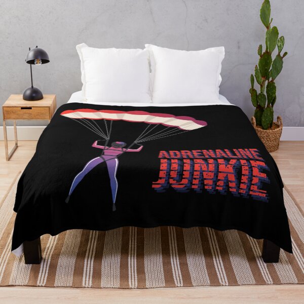 Item preview, Adrenaline Junkie Flight Parachute Skydiver designed and sold by PapitosPlace.