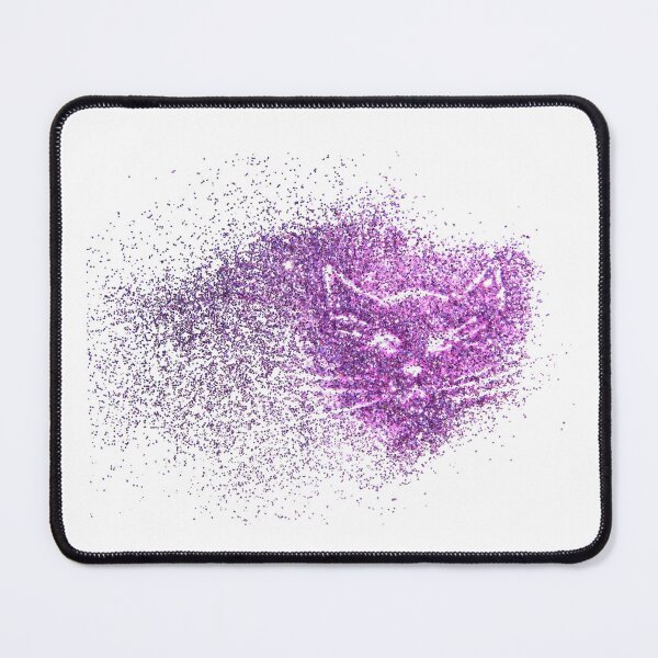 Item preview, Interesting Purple Glitter Cat On a Transparent Background designed and sold by branaghbel.
