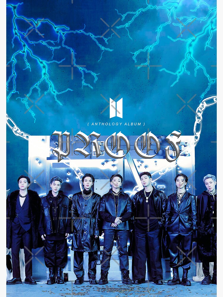 "bts door logo proof comeback poster 2022 we are bulletproof door