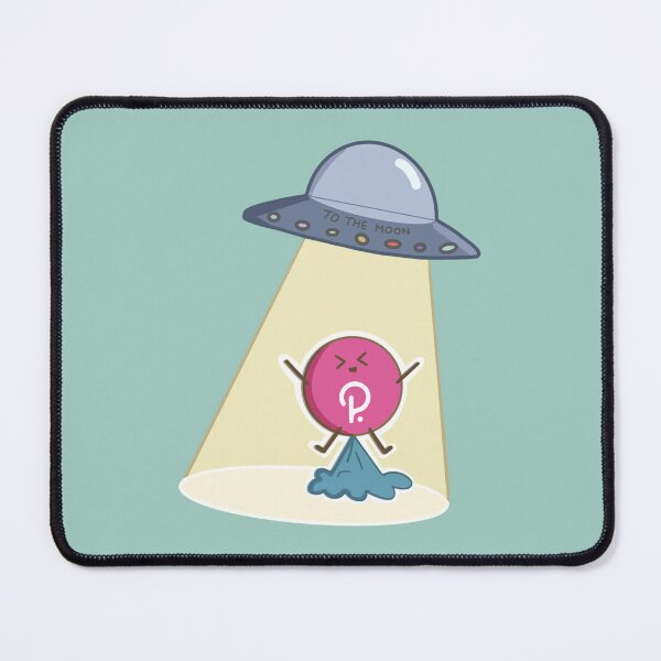 Item preview, Crypto Kawaii Polkadot coin - Alien abduction To the moon designed and sold by Crypmetal.