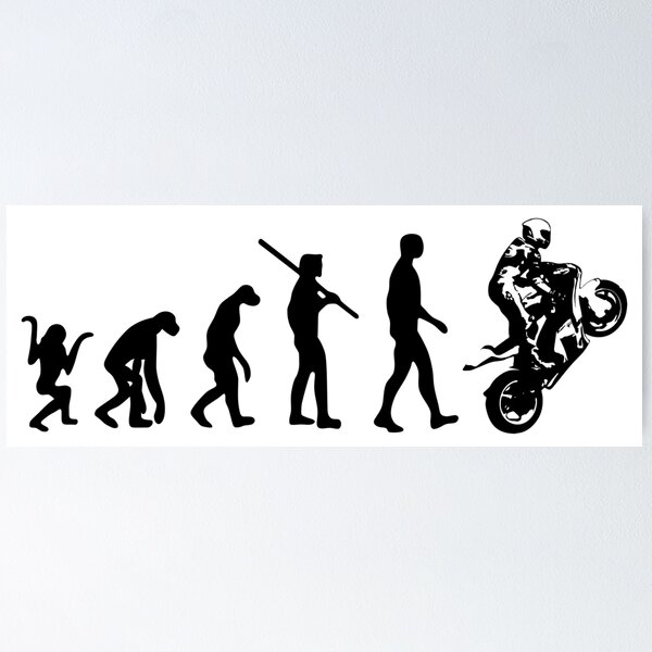 Item preview, Evolution Motorbike designed and sold by AlphaJigsaw.