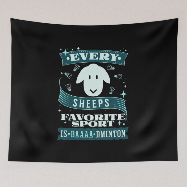 Item preview, Every sheeps favorite sport is baa dminton designed and sold by FurioInc.