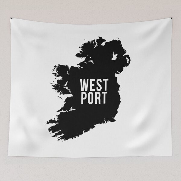 Item preview, Westport, Ireland Silhouette designed and sold by CartoCreative.