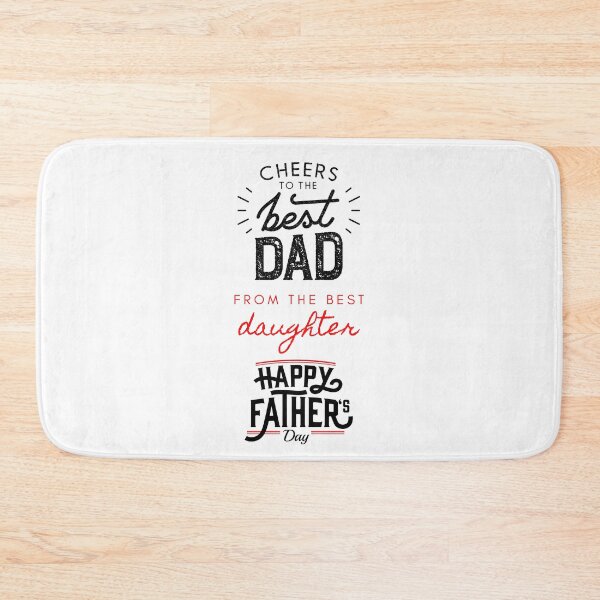 Item preview, Cheers To The Best DAD From The Best Daughter HAPPY FATHER'S DAY. designed and sold by keenikai.