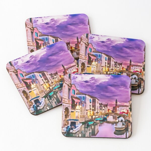 Item preview, Venice Italy in Violet designed and sold by EcoArtLab.