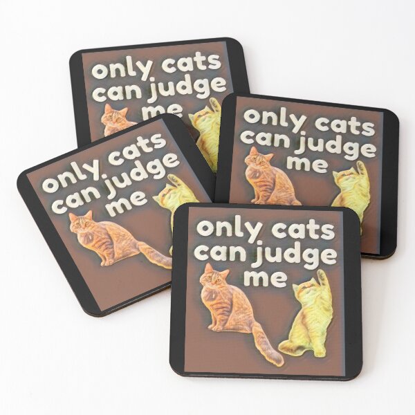 Item preview, Only Cats Can Judge Me designed and sold by SunfullyYours.