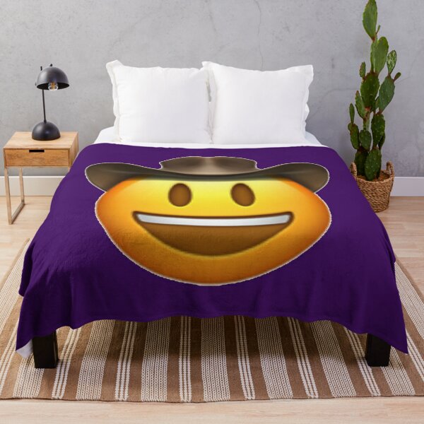 Emoji blankets sale and pillows