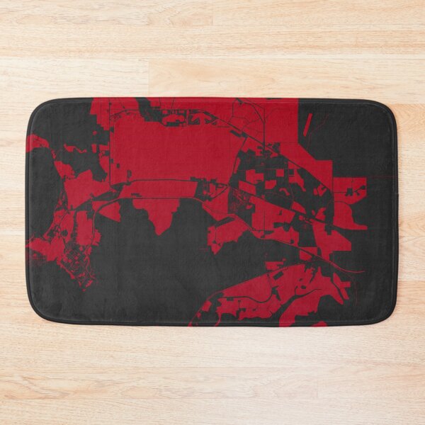 Item preview, Darwin Map Art red wine color Australia designed and sold by EpicMaps.