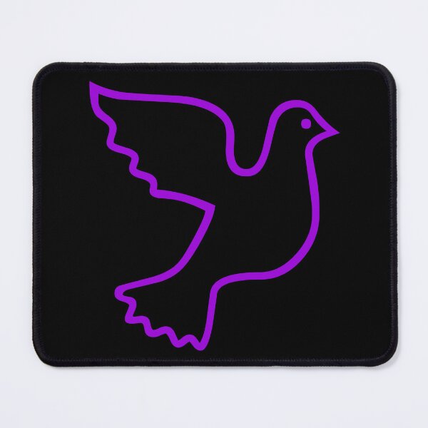 Item preview, Purple Dove of Peace symbol designed and sold by effervescence.
