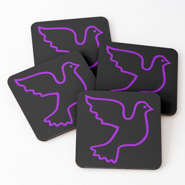 Item preview, Purple Dove of Peace symbol designed and sold by effervescence.