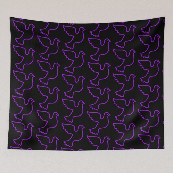 Item preview, Purple Dove of Peace symbol designed and sold by effervescence.