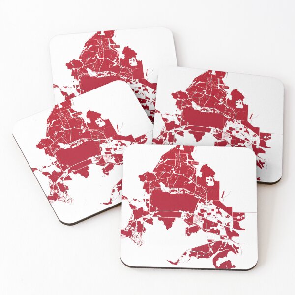 Item preview, Darwin Map Art red wine color Australia designed and sold by EpicMaps.