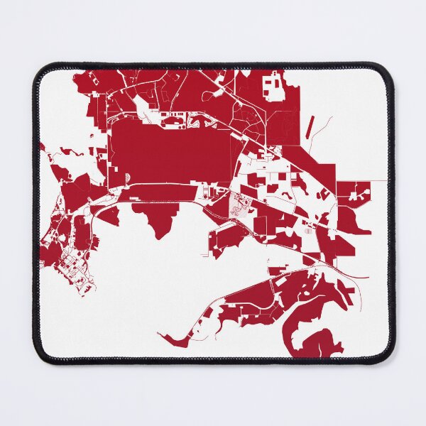 Item preview, Darwin Map Art red wine color Australia designed and sold by EpicMaps.