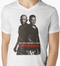 prison break Men's V-Neck T-Shirt