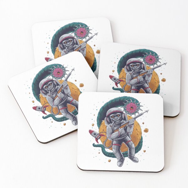 Item preview, Astronaut Monkey hunt a space Monster designed and sold by kapiks.