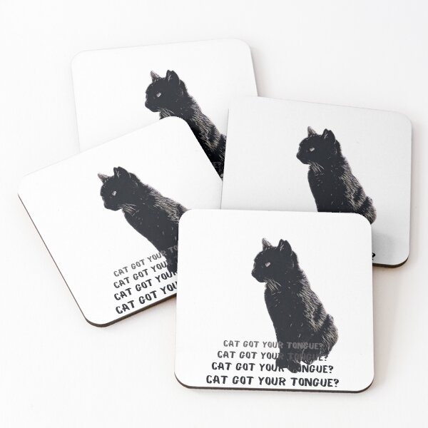 Item preview, CAT GOT YOUR TONGUE? designed and sold by boomantique.