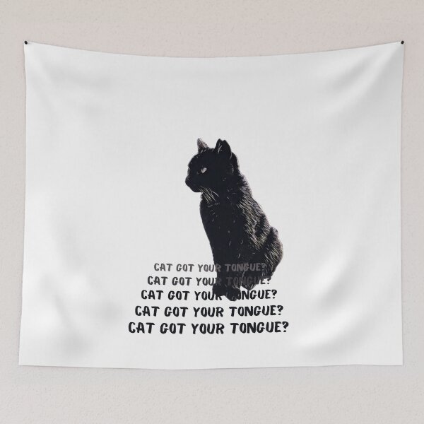 Item preview, CAT GOT YOUR TONGUE? designed and sold by boomantique.