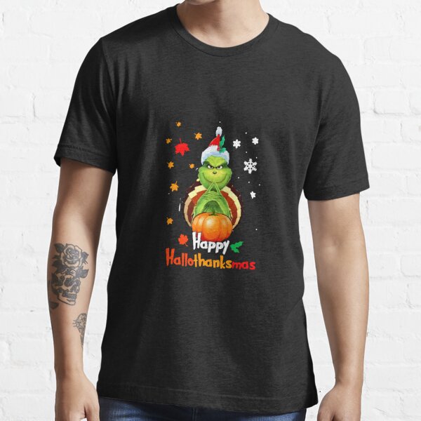 Happy Merry Christmas The Grinch drive a car Louisville Cardinals football  logo flag gift shirt - teejeep