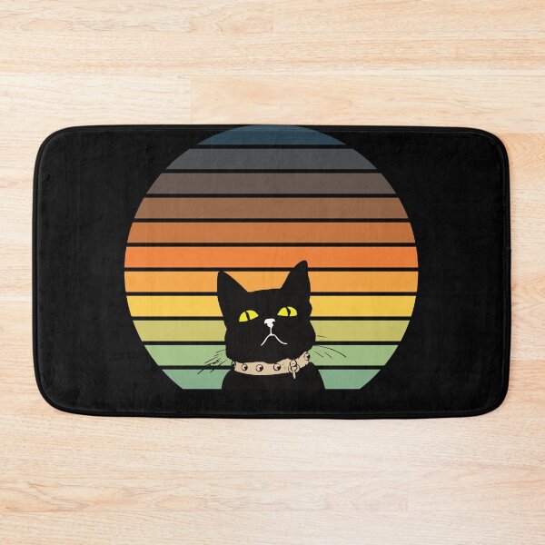 Item preview, Curious Black Cat Peers into the Sunset designed and sold by Rhu Creations.