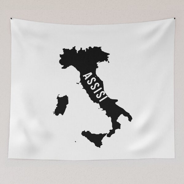 Item preview, Assisi, Italy Silhouette designed and sold by CartoCreative.
