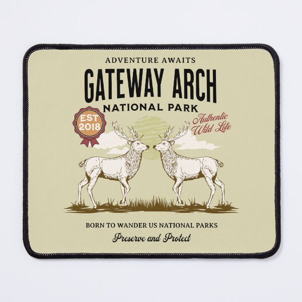 Item preview, Gateway Arch National Park designed and sold by AlienBeeMyth.
