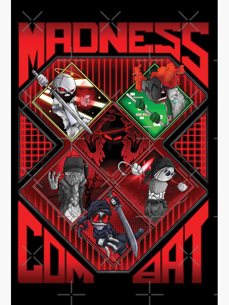 Madness combat ALL 6 MAIN CHARACTERS ART Art Board Print for Sale by  Ruvolchik