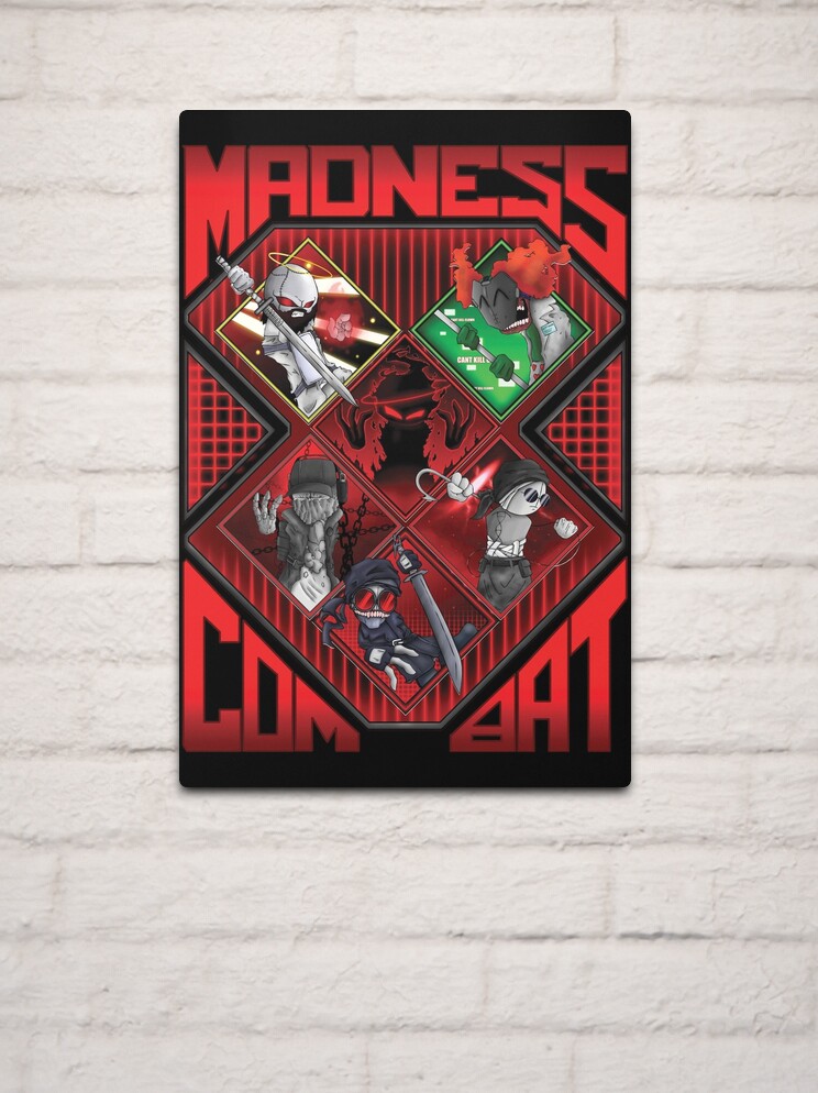 Madness combat ALL 6 MAIN CHARACTERS ART - Madness Combat - Sticker