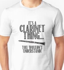 Camiseta unisex Es una cuestión de clarinete
