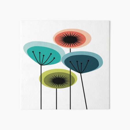 Item preview, Flowers - Mid Century designed and sold by Lore White.