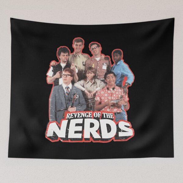 Aperçu de l'œuvre Group-of-Nerds-Revenge-of-The-Nerds-T-Shirt créée et vendue par cuongchelsea.