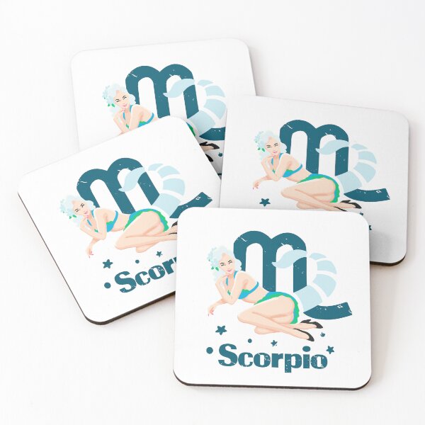 Item preview, Scorpio zodiac sign pinup girl | Vintage designed and sold by AnnaRuz.