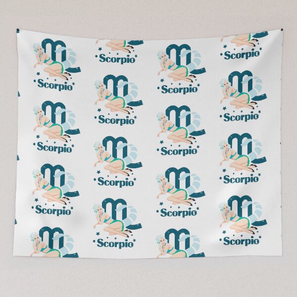 Item preview, Scorpio zodiac sign pinup girl | Vintage designed and sold by AnnaRuz.